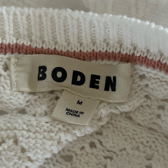 Boden Knit/Crochet Boho Ivory Sweater
Size: Medium
EUC (Some light piling.) - Picture 11 of 12